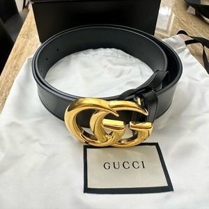 Black Gucci Belt AUTHENTIC